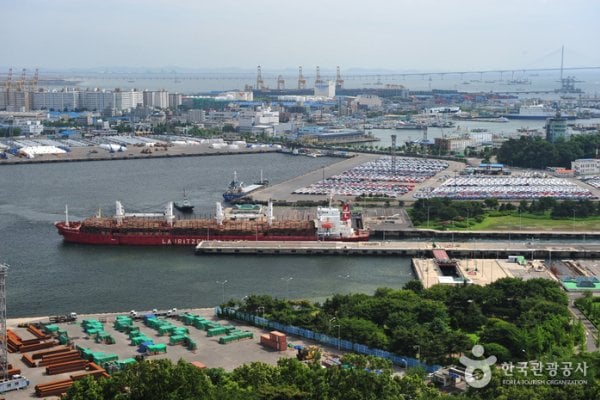 仁川港闸门