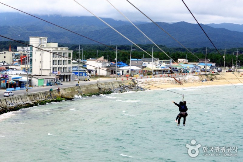 牛岩海边渔村空中滑翔体验(海上飞蝶)소돌해변 스카이어촌체험(아라나비) (8/10)