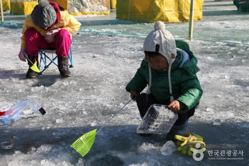 麟蹄冰鱼庆典(인제빙어축제)