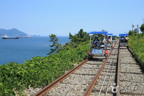 丽水海洋铁路自行车여수 해양레일바이크