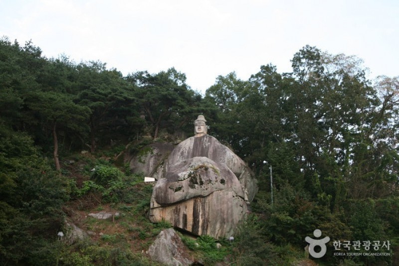 安东 泥川洞磨崖如来立像 (1/3)