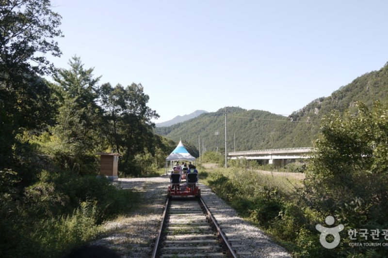 闻庆铁路自行车