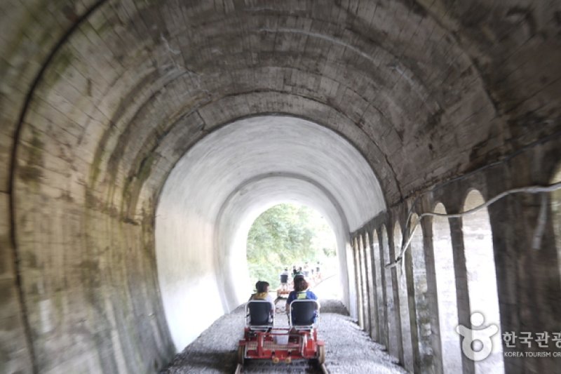 闻庆铁路自行车