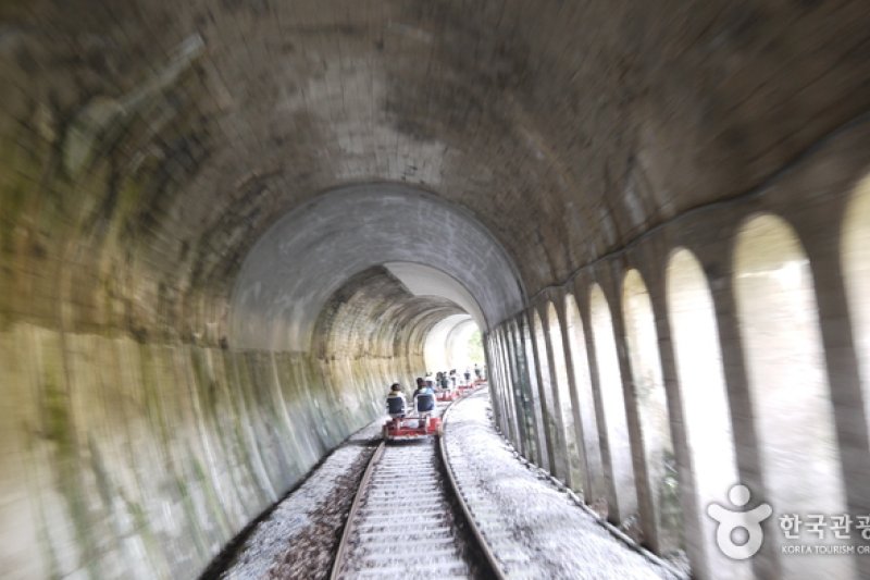 闻庆铁路自行车