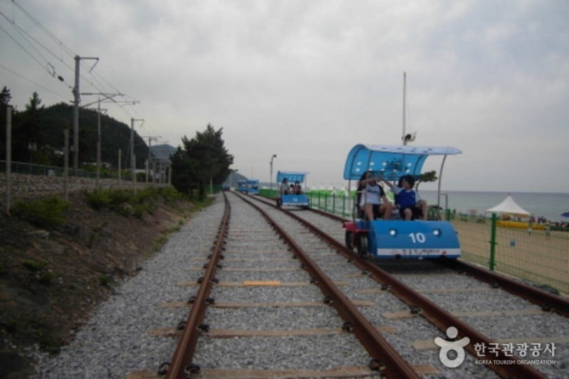 正东津铁路自行车