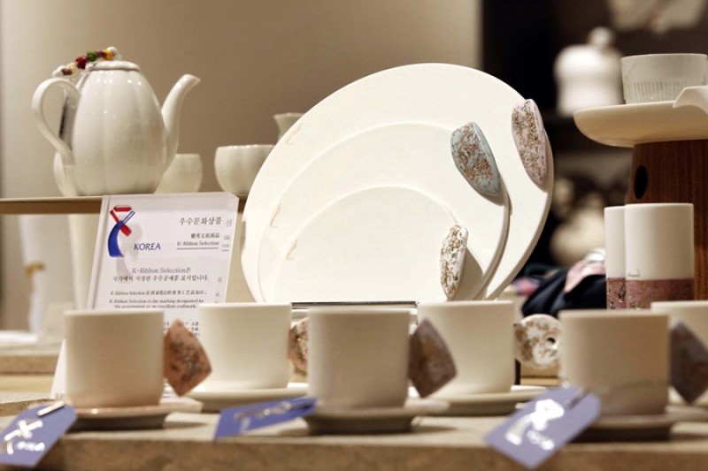 新世界免税店明洞店手工艺品卖场
