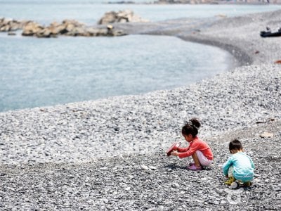 朱田鹅卵石海边