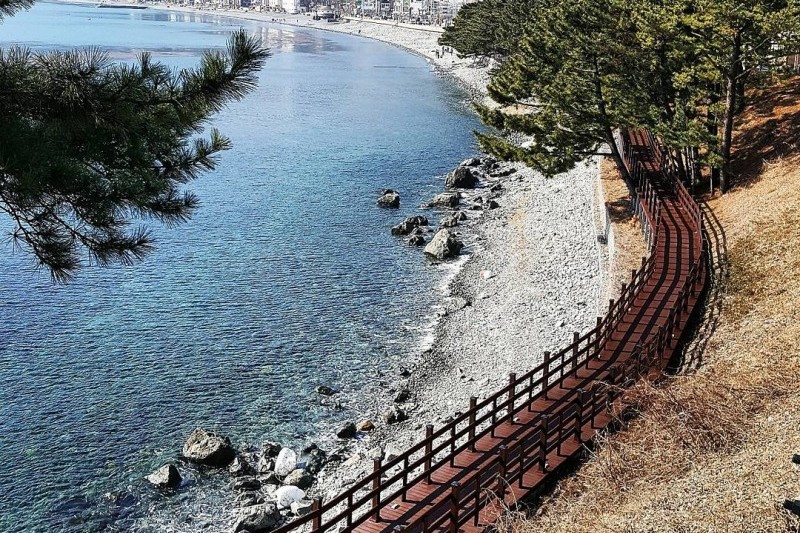 竹岩黑鹅卵石海水浴场죽암 (1/7)