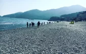 竹岩黑鹅卵石海水浴场죽암