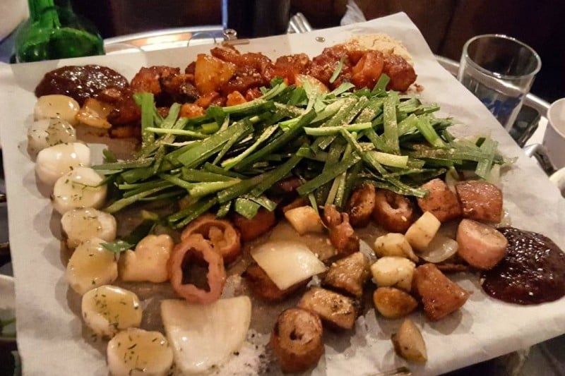九孔炭牛小肠