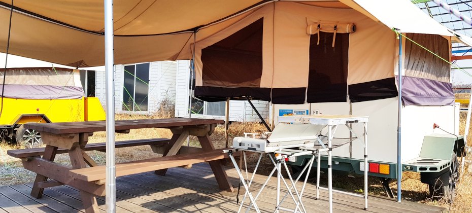 龙仁 松园 Glamping Park Camping Tour  &amp; Everland
