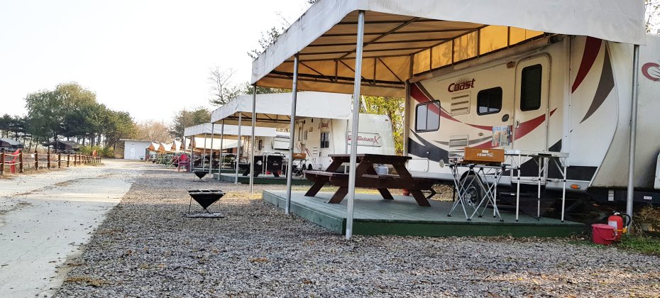 龙仁 松园 Glamping Park Camping Tour  &amp; Everland