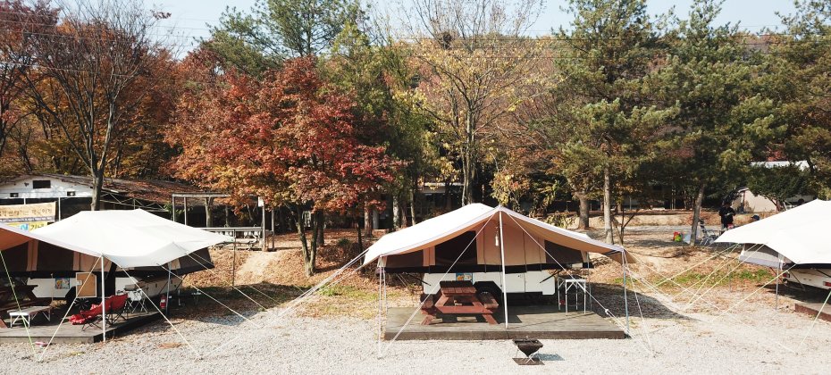 龙仁 松园 Glamping Park Camping Tour  &amp; Everland
