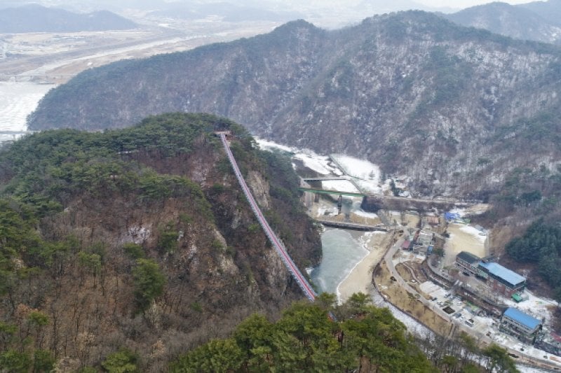 原州小金山吊桥원주 소금산 출렁다리 (3/23)