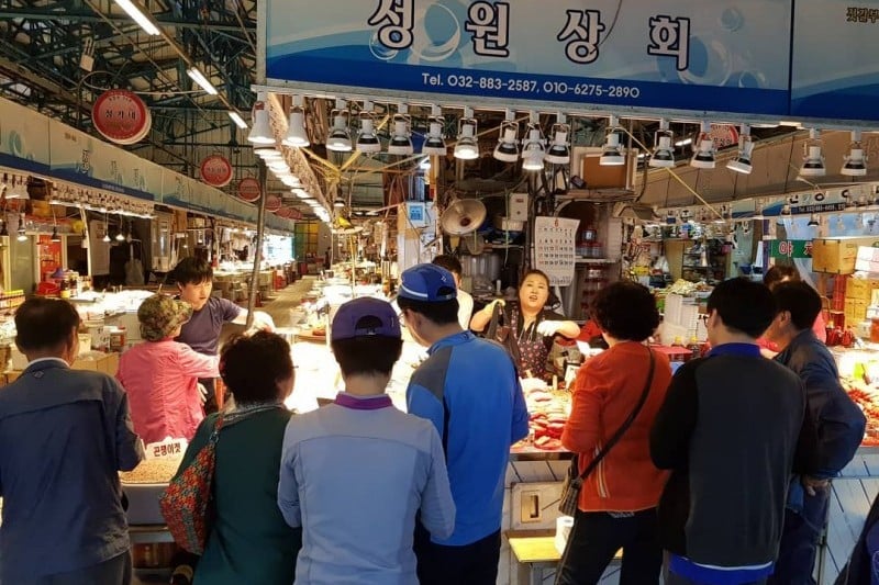 仁川综合鱼市场