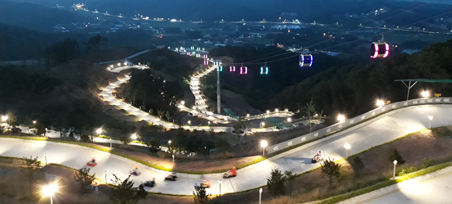 仁川江华岛人气体验团 :Mega滑板车 + 观光缆车 + 来回交通车辆