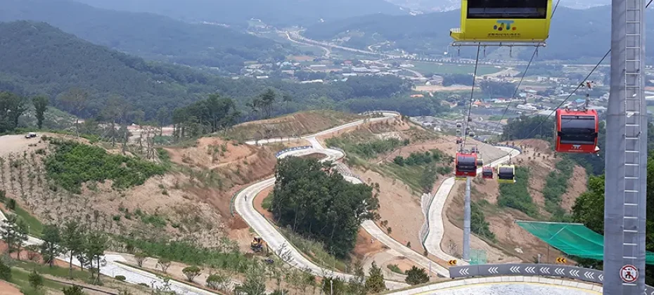 仁川江华岛人气体验团 :Mega滑板车 + 观光缆车 + 来回交通车辆