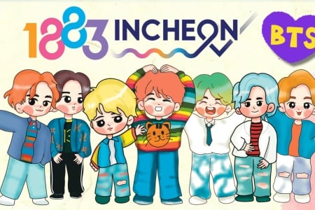 7位艺术家的永恒传奇：仁川防弹少年团(BTS)紫色之路