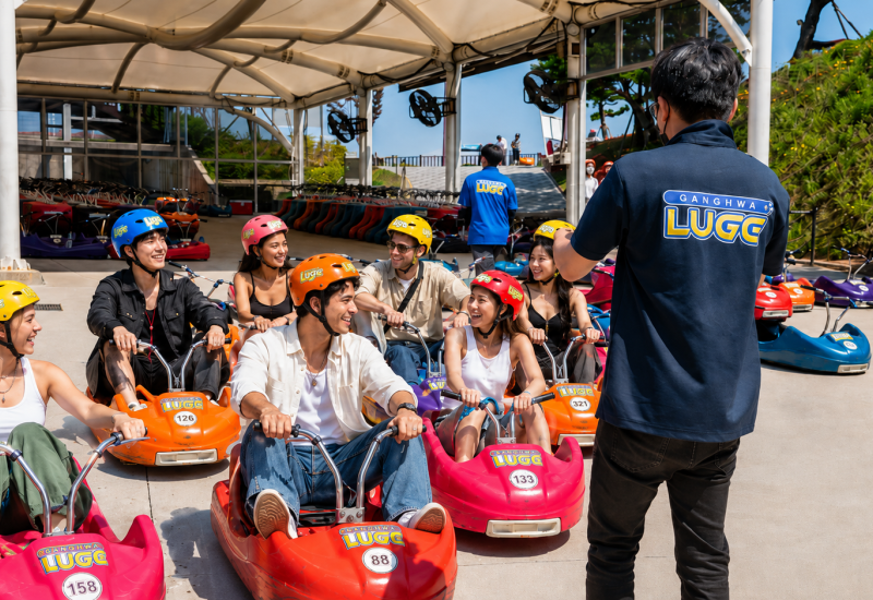 江华岛 Luge 滑车 3 次券与首尔往返接送包车套餐