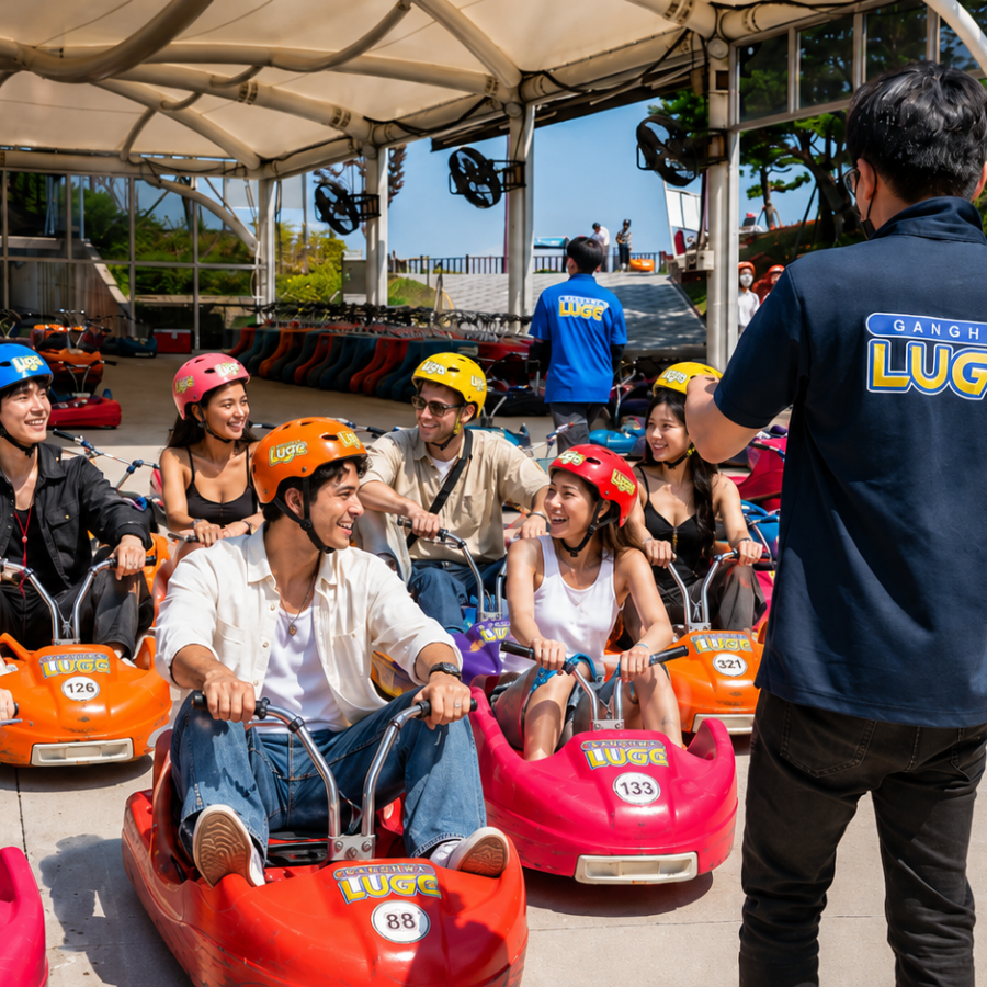 江华岛 Luge 滑车 3 次券与首尔往返接送包车套餐